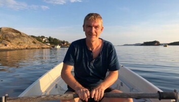 Morten Holst, partner og leder for forretningsutvikling i Innocode. Her på rotur i Sandefjordsfjorden