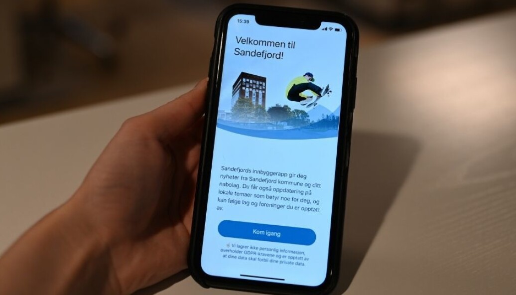 «Innbyggerappen» til Sandefjord Kommune er lastet ned over 25 000 ganger. «Innbyggerappen» til Sandefjord Kommune er lastet ned over 25 000 ganger.