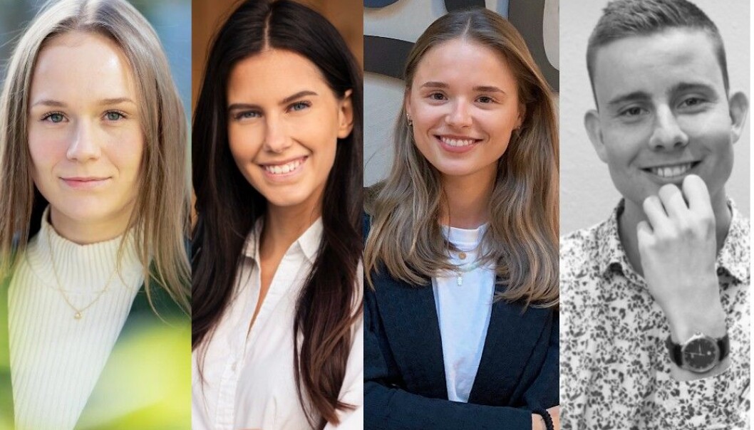 Pernille Celine Engdahl i Kruse Larsen, Sara Wedul Gundersen i Corporate Communications, Helene Kvernaas i Spoon Agency og Bjørnar Sjøvik i Släger Pernille Celine Engdahl i Kruse Larsen, Sara Wedul Gundersen i Corporate Communications, Helene Kvernaas i Spoon Agency og Bjørnar Sjøvik i Släger