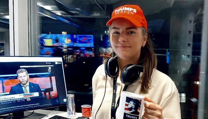 Gunnes jobbet med å utarbeide alt fra memes til mer informerende innhold fra årets presidentvalg i USA.