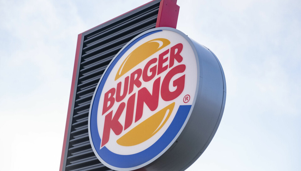 Burger King ved Sørlandsparken i Kristiansand. Nå har kjeden fått ny logo. Foto: Tor Erik Schrder / NTB