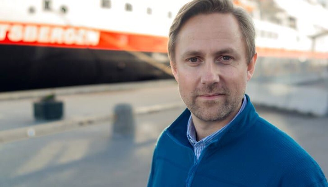 Kommunikasjonssjef Rune Thomas Ege i Hurtigruten. Kommunikasjonssjef Rune Thomas Ege i Hurtigruten.