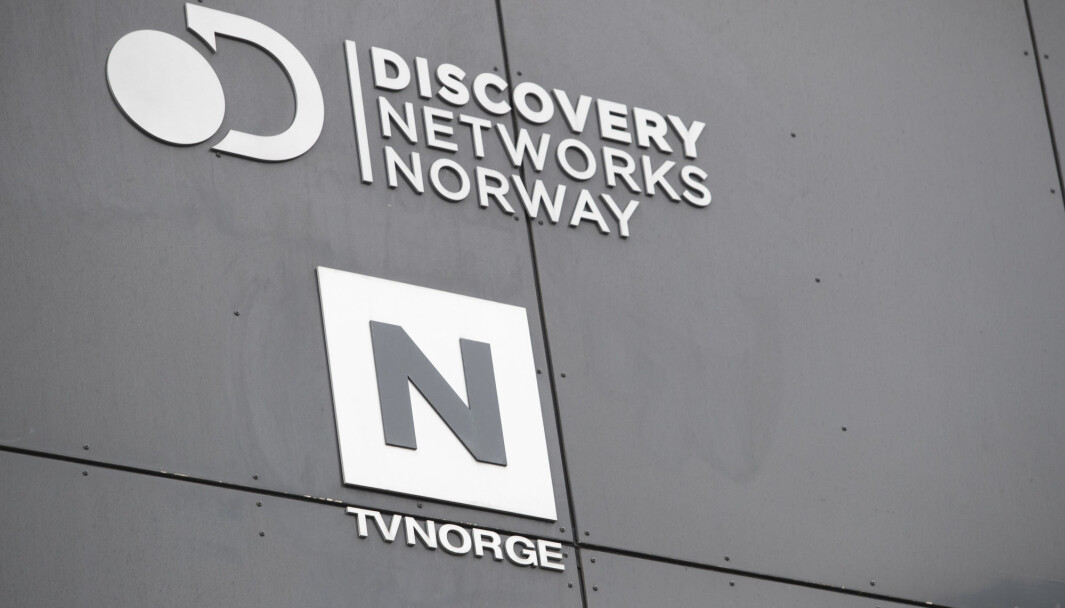Oslo 20200303.
Logoen til Discovery Networks Norway og TVNorge.
Foto: Terje Bendiksby / NTB Oslo 20200303.
Logoen til Discovery Networks Norway og TVNorge.
Foto: Terje Bendiksby / NTB