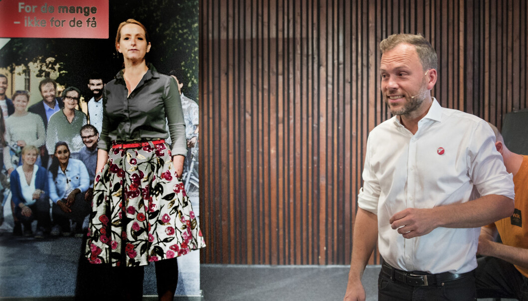 Siri Gjørtz (t.v) er kommunikasjonssjef for SV. Her sammen med partileder Audun Lysbakken fra valgkampen i 2019. Foto: Terje Pedersen / NTB Siri Gjørtz (t.v) er kommunikasjonssjef for SV. Her sammen med partileder Audun Lysbakken fra valgkampen i 2019. Foto: Terje Pedersen / NTB