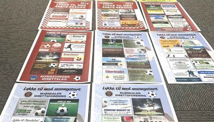 Fotballannonser er en av suksessene i 2020.
