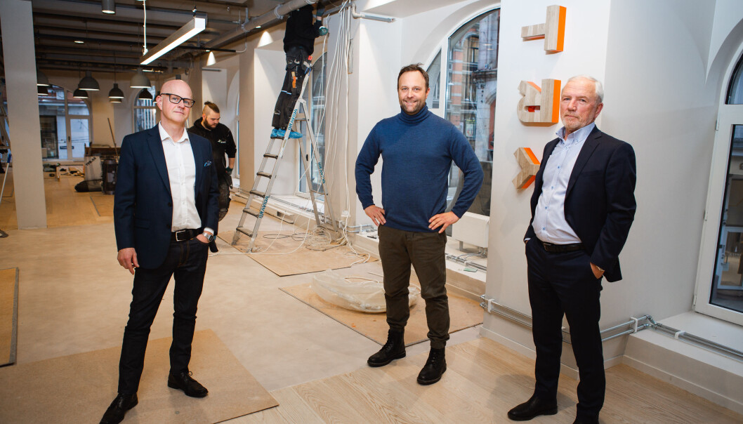 TRY Råd og Kreab flytter i februar sammen inn i nye og større lokaler i TRY-huset. Fra venstre: Bård Hammervold, partner i TRY Råd, Sindre Beyer, adm. direktør i TRY Råd og Sturle Lyberg, managing partner i Kreab Norge. TRY Råd og Kreab flytter i februar sammen inn i nye og større lokaler i TRY-huset. Fra venstre: Bård Hammervold, partner i TRY Råd, Sindre Beyer, adm. direktør i TRY Råd og Sturle Lyberg, managing partner i Kreab Norge.