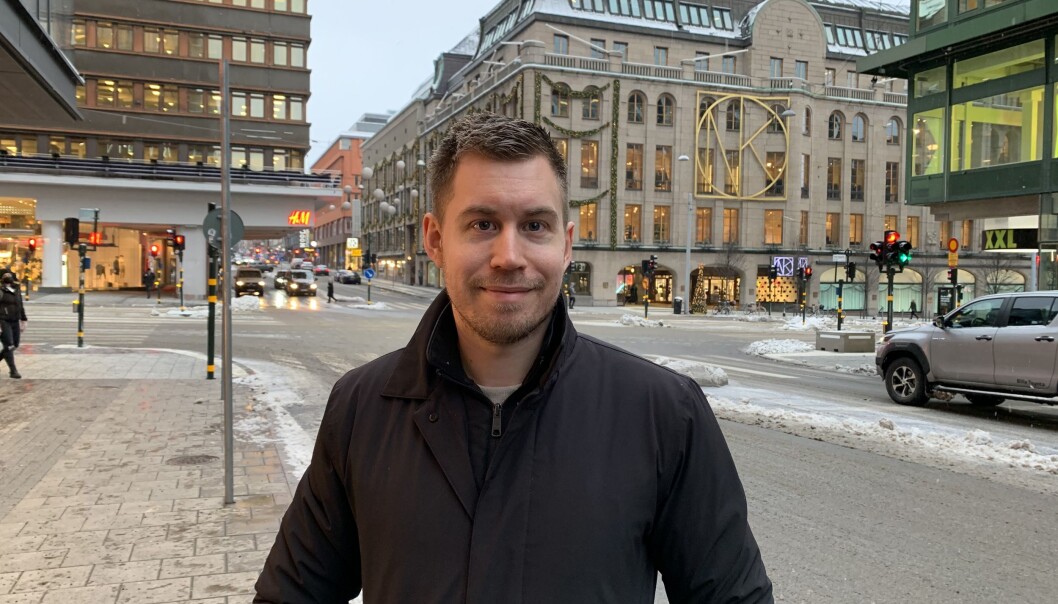 Alexander Öqvist, påtroppende byråleder Synlighet Stockholm. Alexander Öqvist, påtroppende byråleder Synlighet Stockholm.