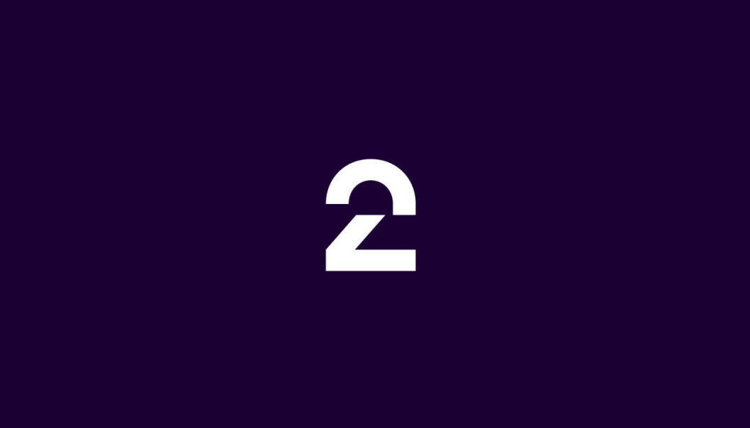 TV 2s nye logo. TV 2s nye logo.