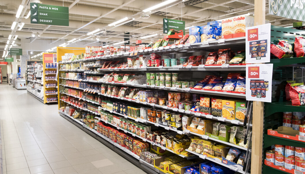 Oslo 20191105.
Hyller med matvarer på Coop på Skøyen i Oslo.
Foto: Terje Pedersen / NTB Oslo 20191105.
Hyller med matvarer på Coop på Skøyen i Oslo.
Foto: Terje Pedersen / NTB