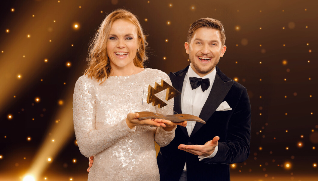 Programledere Helene Olafsen og Jørgen Nilsen leder «Gullfisken 2020» på TV 2. Programledere Helene Olafsen og Jørgen Nilsen leder «Gullfisken 2020» på TV 2.