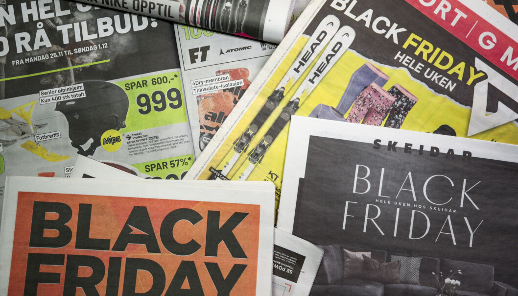 Bildet er et illustrasjonsbilde av annonser med Black Friday-tilbud. Foto: Lise Åserud / NTB Bildet er et illustrasjonsbilde av annonser med Black Friday-tilbud. Foto: Lise Åserud / NTB