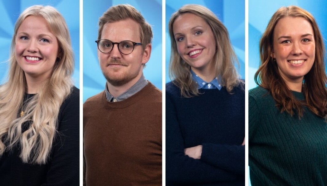 Meta Biørn, Johann Ytredal, Marthe Jensen og Stine Sparingen er ansatt i Spoon. Meta Biørn, Johann Ytredal, Marthe Jensen og Stine Sparingen er ansatt i Spoon.
