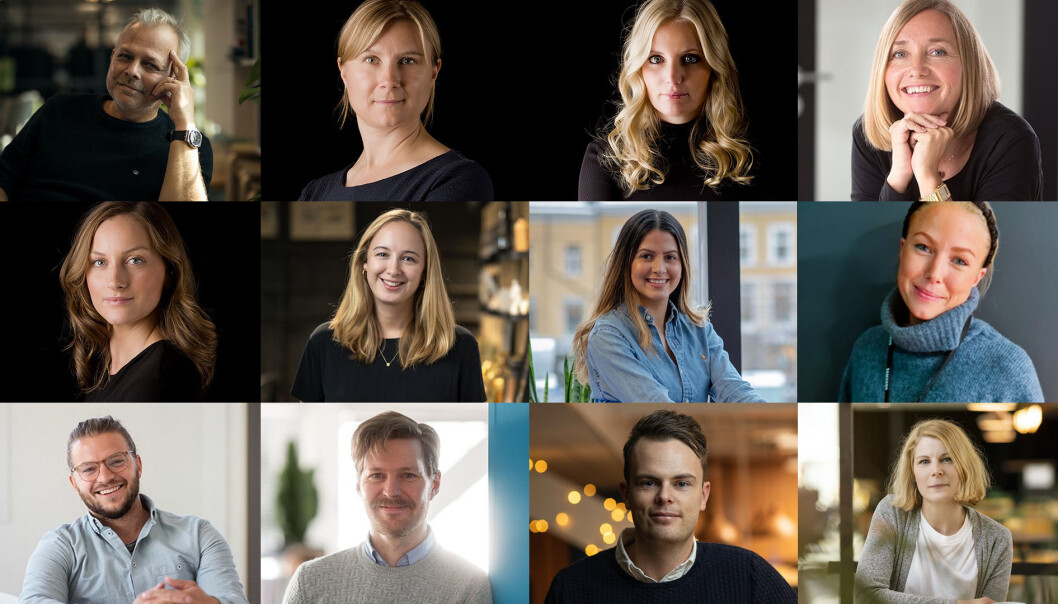 Øverst fra venstre: Petter Herming, Jenny Fisher Toivo (Samsung), Elin Axelsson (Samsung), Bente Kvam Kristoffersen, Louise Gustafsson (Samsung), Marthe Helmers Pedersen, Jorunn Tamara Javenes, Johanna Fredriksson (Samsung), Chris Allan Simonsen, Eystein Molland Norderval, Henning Hammer Torp og Emma Raud. Øverst fra venstre: Petter Herming, Jenny Fisher Toivo (Samsung), Elin Axelsson (Samsung), Bente Kvam Kristoffersen, Louise Gustafsson (Samsung), Marthe Helmers Pedersen, Jorunn Tamara Javenes, Johanna Fredriksson (Samsung), Chris Allan Simonsen, Eystein Molland Norderval, Henning Hammer Torp og Emma Raud.