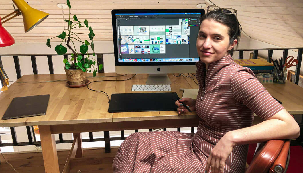 For tre år siden satset Kasia Dynowska for fullt på gründerlivet og bedriften Nowa designverksted. For tre år siden satset Kasia Dynowska for fullt på gründerlivet og bedriften Nowa designverksted.