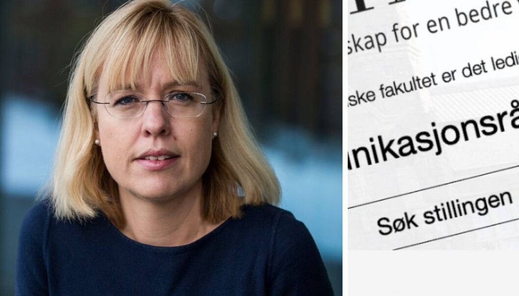 – Når dei gjer dette i lysing der dei markedsfører seg sjølv som ein kunnskapsinstitusjon er det flaut for dei, seier Åse Wetås i Språkrådet. – Når dei gjer dette i lysing der dei markedsfører seg sjølv som ein kunnskapsinstitusjon er det flaut for dei, seier Åse Wetås i Språkrådet.