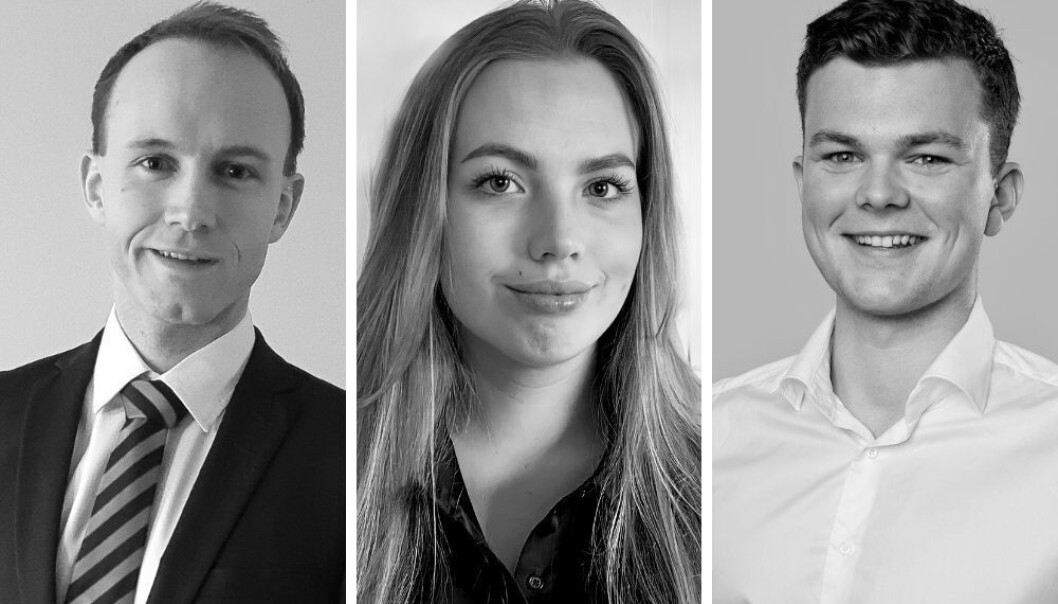Steffen Falkevik (30), Anine Norén (21) og Richard Apeland (22) skal bistå selskapets kunder med blant annet politisk analyse og mediearbeid. Steffen Falkevik (30), Anine Norén (21) og Richard Apeland (22) skal bistå selskapets kunder med blant annet politisk analyse og mediearbeid.