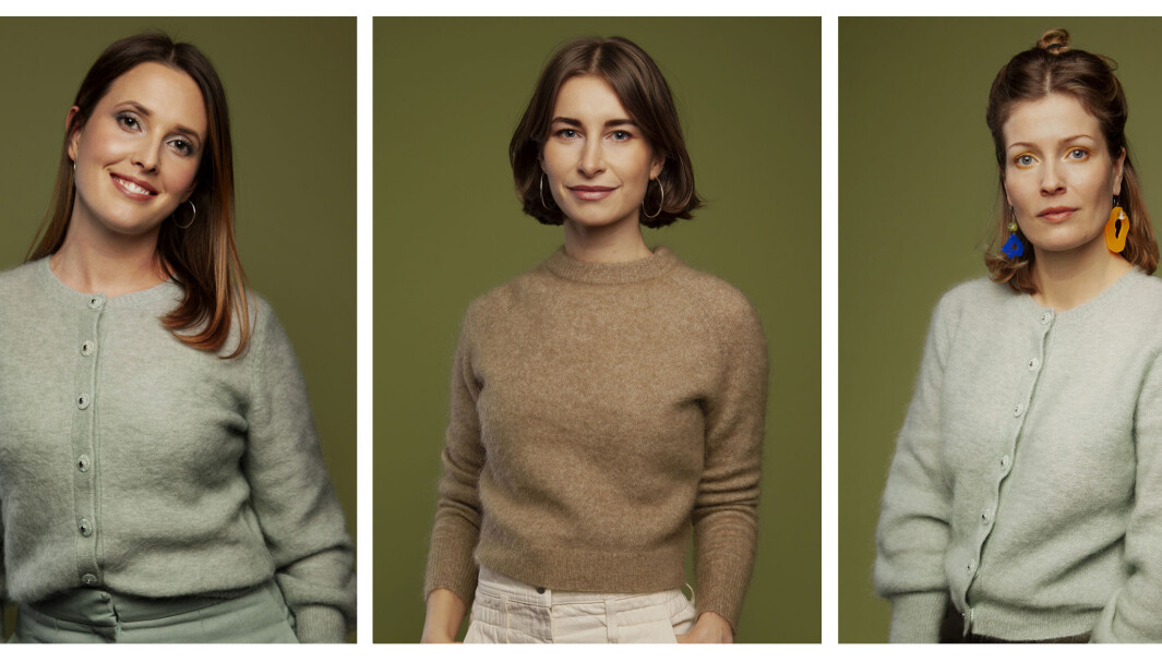 Gründerne Renée Isabel Bakkemo, Maria Helena Aaslund og Andrea Gamst i Mycela. Gründerne Renée Isabel Bakkemo, Maria Helena Aaslund og Andrea Gamst i Mycela.
