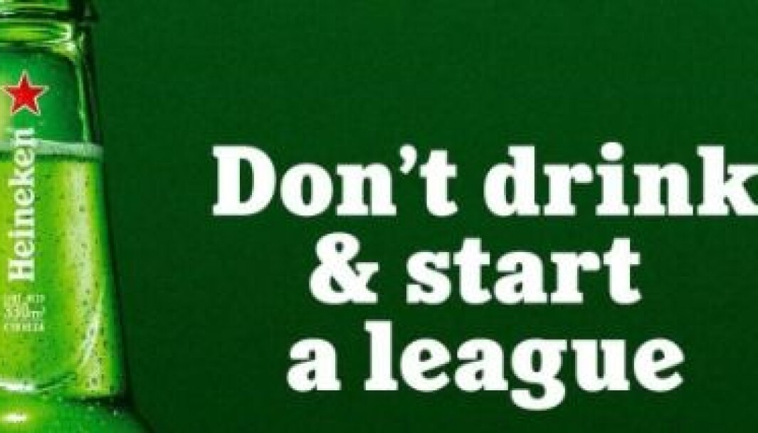 Heineken med hysterisk morsomt svar til de siste dagers fotballfarse. Heineken med hysterisk morsomt svar til de siste dagers fotballfarse.