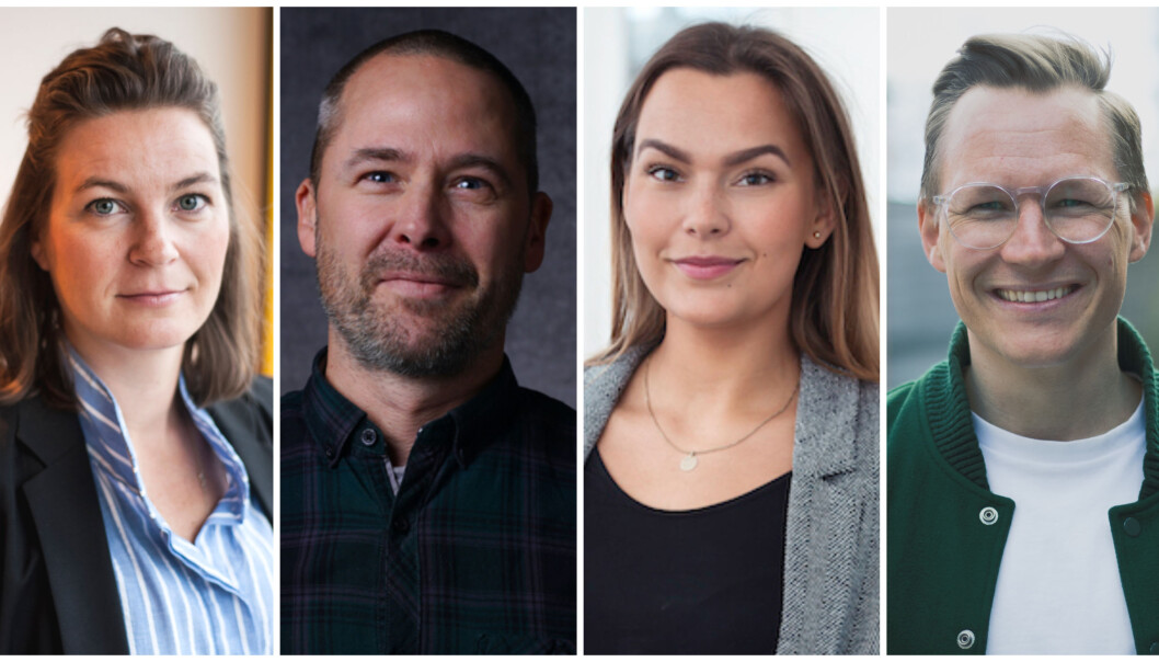 Markeds- og kommunikasjonssjef i NRK Christine Viland, byråleder i Involve Chris Kirkemo, digital rådgiver i Smidesang og Lyng, Karoline Pedersen og byrlåder i JCP PRAD Lars Eia Kirkholm er alle enige om at man ikke nødvendigvis trenger en master for å få jobb i kommunikasjonsbransjen. Markeds- og kommunikasjonssjef i NRK Christine Viland, byråleder i Involve Chris Kirkemo, digital rådgiver i Smidesang og Lyng, Karoline Pedersen og byrlåder i JCP PRAD Lars Eia Kirkholm er alle enige om at man ikke nødvendigvis trenger en master for å få jobb i kommunikasjonsbransjen.