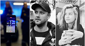 Norske TikTok-profiler raser mot Vest politidistrikt