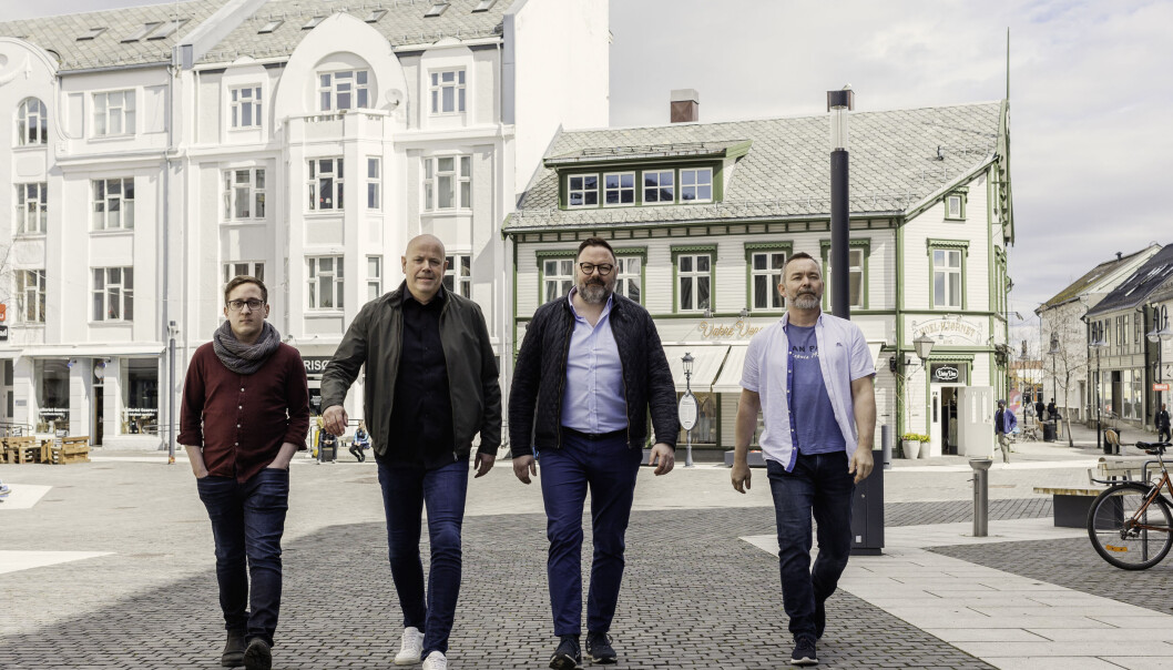 Sondre Berntsen, Jan Arne Kristiansen, Dan Olsen og Espen Flosland etablerer byrået Magnet. Sondre Berntsen, Jan Arne Kristiansen, Dan Olsen og Espen Flosland etablerer byrået Magnet.