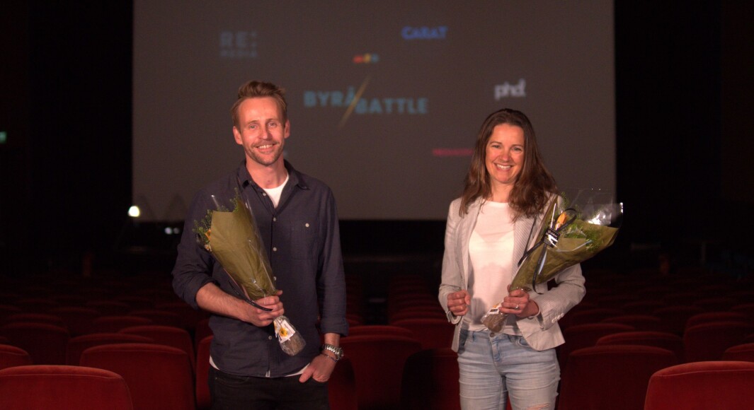 Jørgen Marthinsen og Anne Cathrine Aasen stakk av med seieren i Byråbattle 2021 Jørgen Marthinsen og Anne Cathrine Aasen stakk av med seieren i Byråbattle 2021