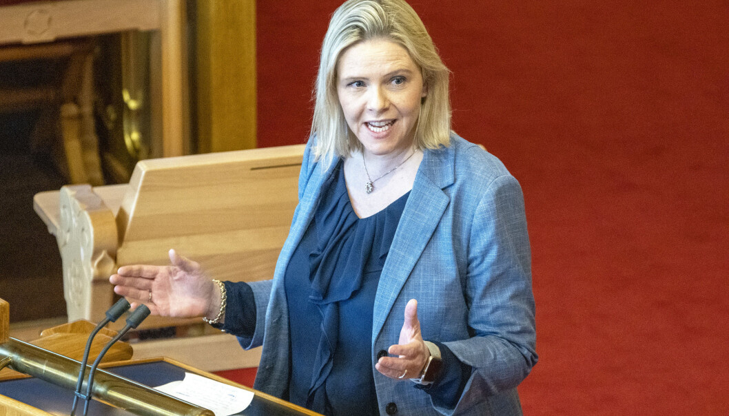 Sylvi Listhaug (FrP) i Stortinget. Foto: Gorm Kallestad / NTB Sylvi Listhaug (FrP) i Stortinget. Foto: Gorm Kallestad / NTB