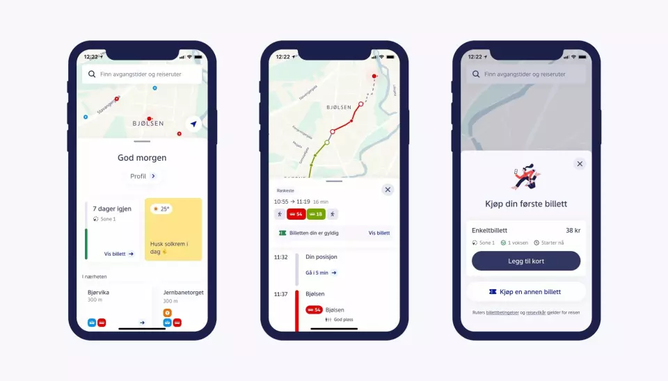 I dag vil du som kunde kunne planlegge reisen og kjøpe billett, i en og samme app.