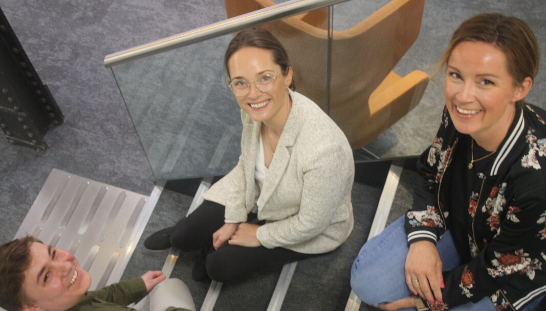 Sindre Pernell Nordby, Tanya Ferder Heglund og Kjersti Rynning Borander i Markedssjefene. Sindre Pernell Nordby, Tanya Ferder Heglund og Kjersti Rynning Borander i Markedssjefene.