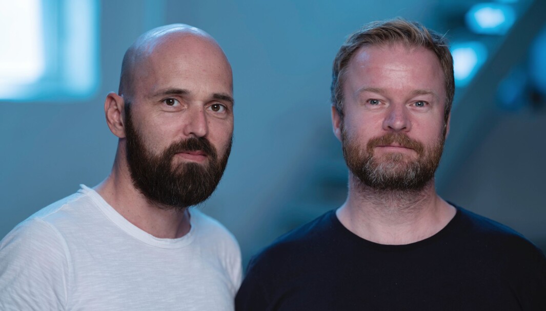 – Rekkefølgen på det vi sier blir derfor veldig viktig på radio, sier Kristoffer Reppen og Sigurd Solberg i Atyp. – Rekkefølgen på det vi sier blir derfor veldig viktig på radio, sier Kristoffer Reppen og Sigurd Solberg i Atyp.