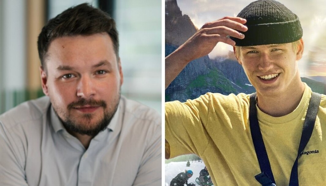 Wiggo Yttergård (fv), ble imponert over Johan Haugsruds TikTok videoer. Nå har han ansatt Johan. Wiggo Yttergård (fv), ble imponert over Johan Haugsruds TikTok videoer. Nå har han ansatt Johan.