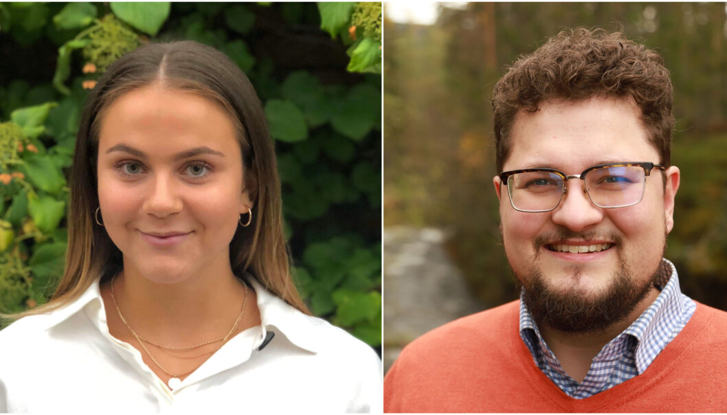 Celine Lyse Augdal(23) og Kristofer Olai Ravn Stavseng(29) skal jobbe som rådgivere i Finansdepartementet Celine Lyse Augdal(23) og Kristofer Olai Ravn Stavseng(29) skal jobbe som rådgivere i Finansdepartementet