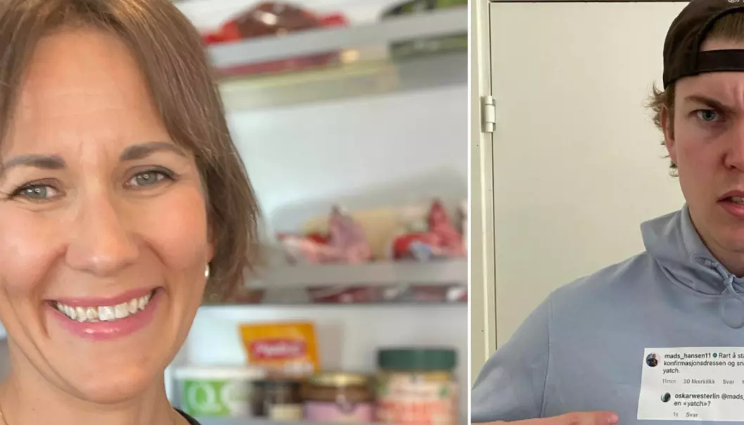 TikTok-stjerne «rater» kjøleskapet til Maarud-sjef: – Cathrine er en sunn dame til tross for at hun selger chips