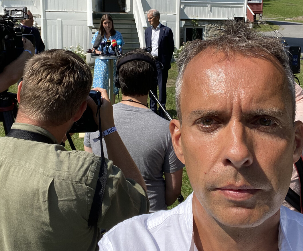 Jarle Roheim Håkonsen på Utøya denne uken. Jarle Roheim Håkonsen på Utøya denne uken.