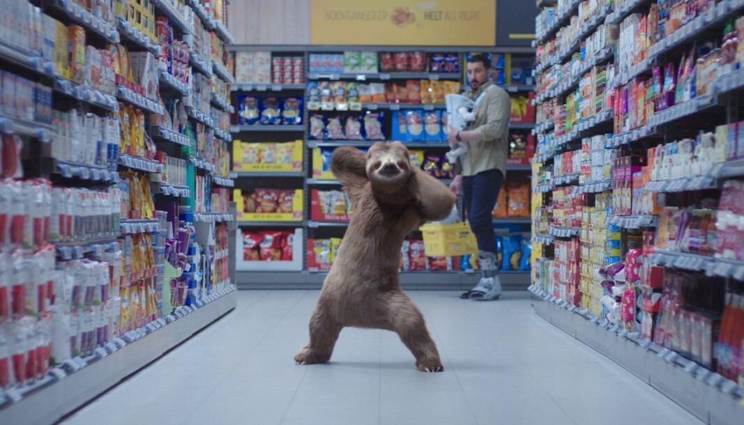 Verdens treigeste dyr har satt fart på kampanjen til dagligvarekjeden Coop Prix. Verdens treigeste dyr har satt fart på kampanjen til dagligvarekjeden Coop Prix.