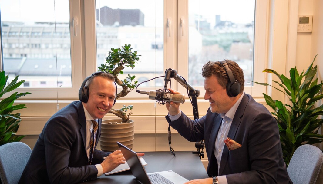 MeyerHaugen lanserer Stillingspod (f.v) Sverre Haugen og Petter Meyer. MeyerHaugen lanserer Stillingspod (f.v) Sverre Haugen og Petter Meyer.