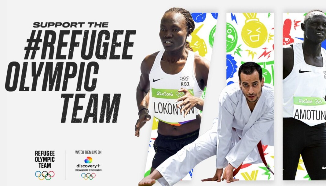 Ved å delta i «Support the #RefugeeOlympicTeam»-kampanjen blir seerne en del av heiagjengen til utøverne som i tillegg til å inspirere en hel verden med sitt pågangsmot, representerer over 80 millioner fordrevne mennesker verden over Ved å delta i «Support the #RefugeeOlympicTeam»-kampanjen blir seerne en del av heiagjengen til utøverne som i tillegg til å inspirere en hel verden med sitt pågangsmot, representerer over 80 millioner fordrevne mennesker verden over