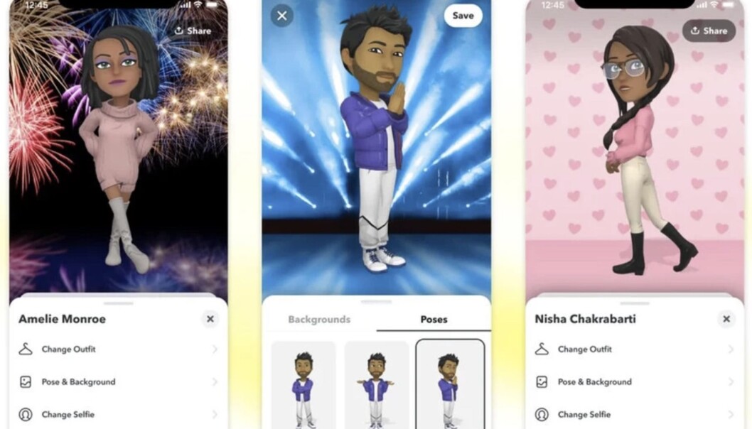 Nå blir Bitmojien enda mer troverdig. Nå blir Bitmojien enda mer troverdig.