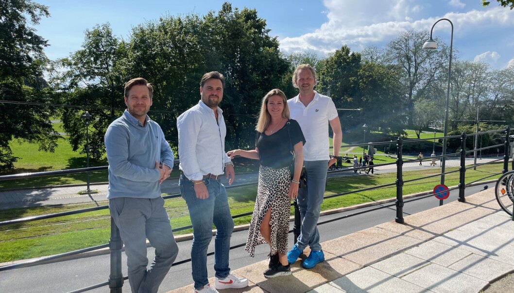 Fra venstre Børre Svendsberget, Christoffer Bergh, Anette Solli og Mats Olavson. Fra venstre Børre Svendsberget, Christoffer Bergh, Anette Solli og Mats Olavson.