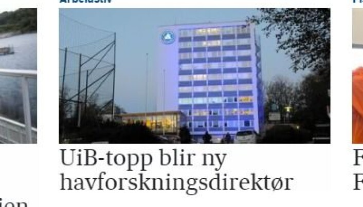 Slik ser Fiskeribladets front ut dagen etter blemmen Slik ser Fiskeribladets front ut dagen etter blemmen