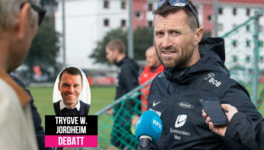 Trygve Jordheim synes Brann-trener Eirik Horneland gjorde en god kommunikasjonsjobb da klubben stod i krise. Trygve Jordheim synes Brann-trener Eirik Horneland gjorde en god kommunikasjonsjobb da klubben stod i krise.