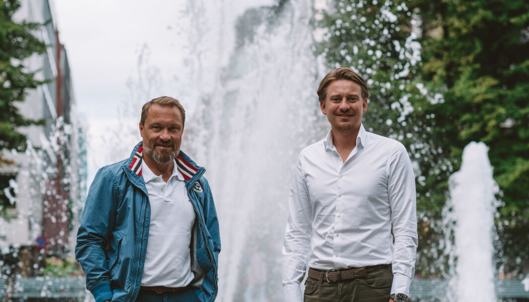 Eirik Riibe og Fredrik Hagelund. Eirik Riibe og Fredrik Hagelund.