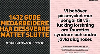 Svensk organisasjon laget Tourette-annonse - Norsk Tourette Forening stiller seg kritisk til å kjøre den samme annonsen her i landet