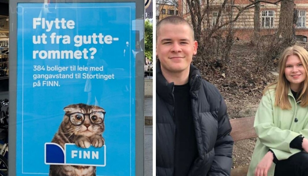 Reklamen snakker for seg selv: – Kjempegøy å få sparke litt oppover, sier det kreative teamet Sebastian Graf Stenberg og Mira Liv Helland i Morgenstern. Reklamen snakker for seg selv: – Kjempegøy å få sparke litt oppover, sier det kreative teamet Sebastian Graf Stenberg og Mira Liv Helland i Morgenstern.