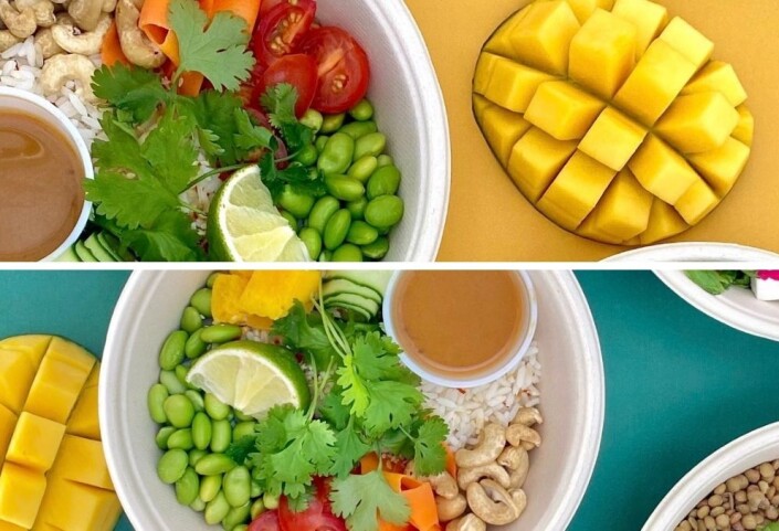 Målet er at denne maten skal gjøre Healthy EATS til ledende aktør innenfor sunn fastfood, og bildene skal gi umiddelbare assosiasjoner til merkevaren. Målet er at denne maten skal gjøre Healthy EATS til ledende aktør innenfor sunn fastfood, og bildene skal gi umiddelbare assosiasjoner til merkevaren.