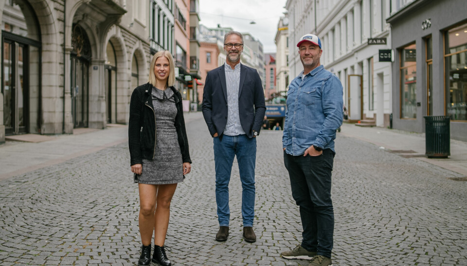 Kristine Eikenes (Try Råd, Arne Husøy (Carat), Marius Eriksen (POL) har hatt jobben når BKK nå skal gå fra én til to merkevarer.
