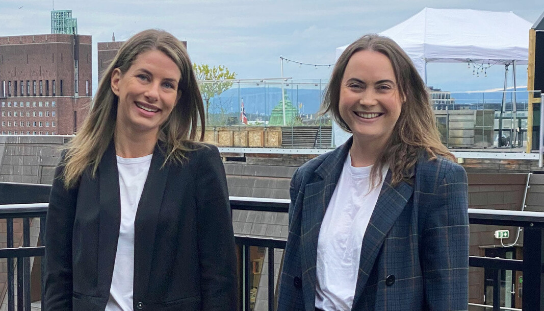 Emilie Woxen og Hilde Løvsletten. Emilie Woxen og Hilde Løvsletten.