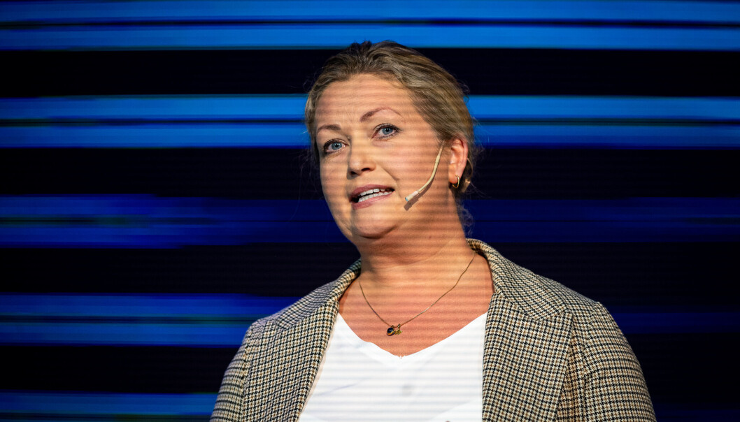 Client Partner Nina Hareide-Larsen i Facebook Norge under Social Media Days 2021 på The Hub i Oslo. Client Partner Nina Hareide-Larsen i Facebook Norge under Social Media Days 2021 på The Hub i Oslo.