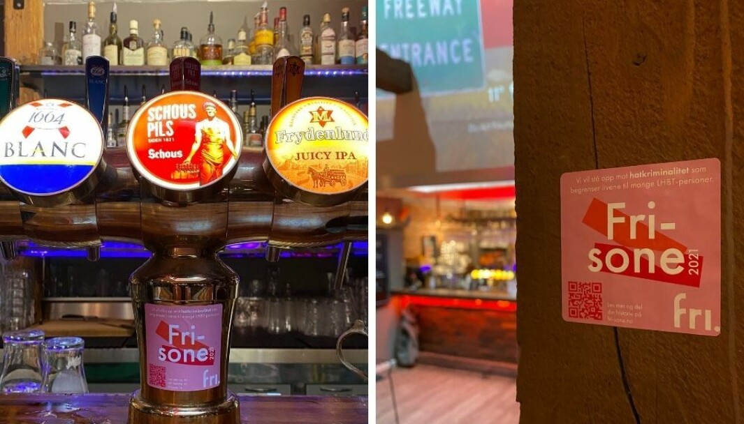 FRI oppfordrer selskaper, bedrifter og andre aktører til å melde ifra om de ønsker å bidra til flere Fri-soner. Dette er områder, enten fysisk eller digitalt som er definert som et sted alle kan være trygge på at den som har ansvaret vil stå opp mot hatkriminalitet. FRI oppfordrer selskaper, bedrifter og andre aktører til å melde ifra om de ønsker å bidra til flere Fri-soner. Dette er områder, enten fysisk eller digitalt som er definert som et sted alle kan være trygge på at den som har ansvaret vil stå opp mot hatkriminalitet.