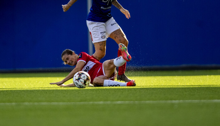 Sandvikens Ingrid Ryland under toppseriekampen mellom Vålerenga og Sandviken på Intility arena i Oslo.Foto: Javad Parsa / NTB Sandvikens Ingrid Ryland under toppseriekampen mellom Vålerenga og Sandviken på Intility arena i Oslo.Foto: Javad Parsa / NTB
